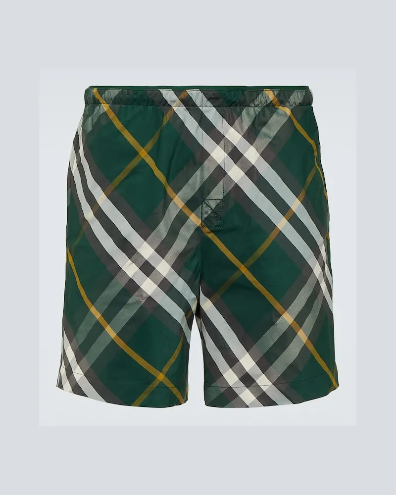 Burberry Badeshorts Burberry Check Grün