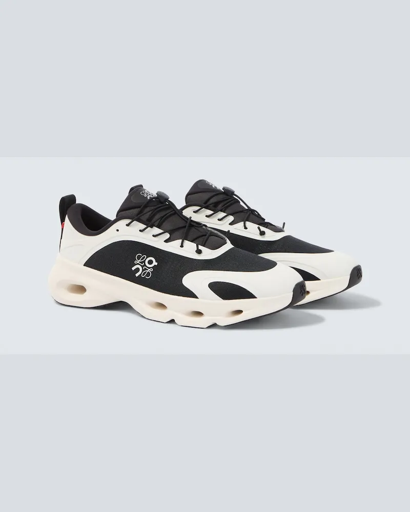 Loewe X On Sneakers Cloudsolo mit Mesh Schwarz