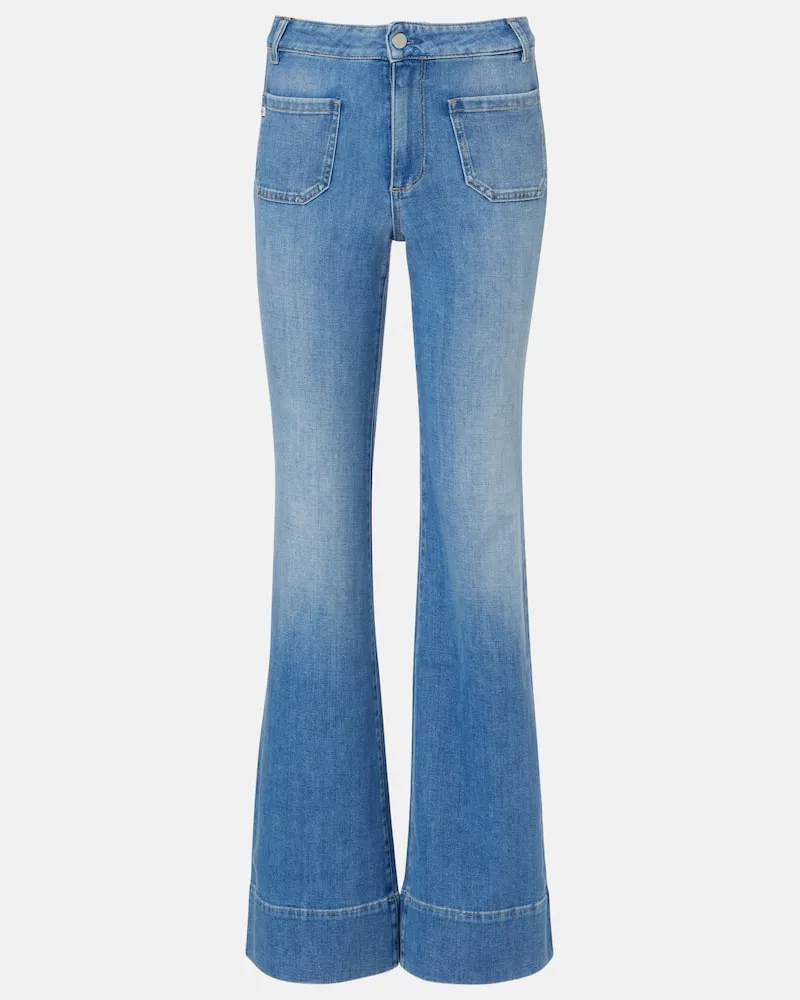 Adriano Goldschmied Flared Jeans Vicky Blau