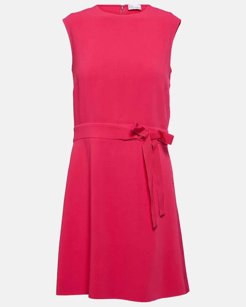 RED Valentino Minikleid aus Crêpe Rosa