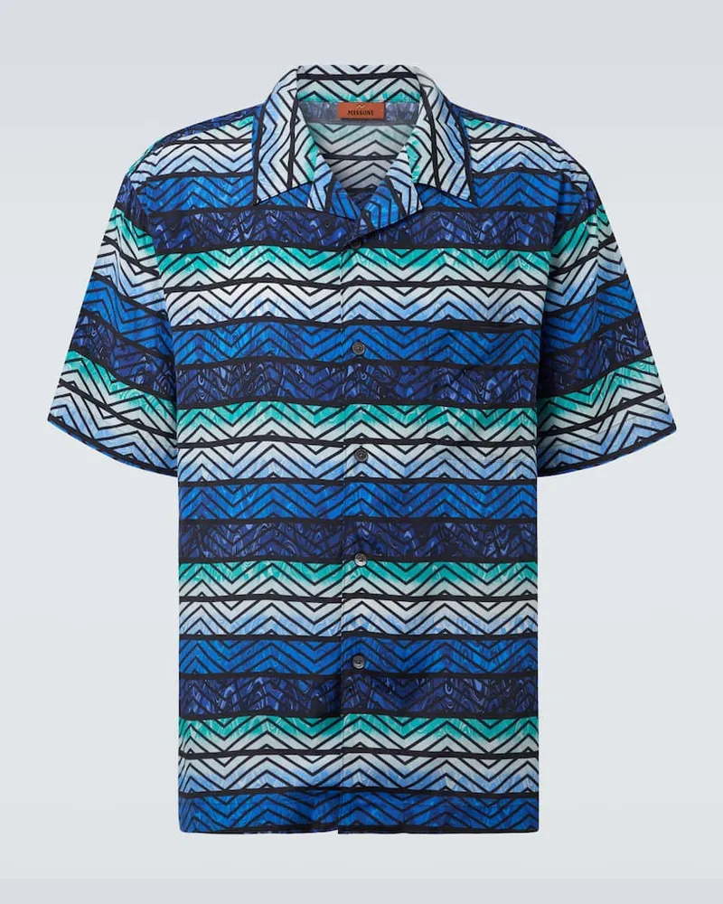 Missoni Hemd Blau