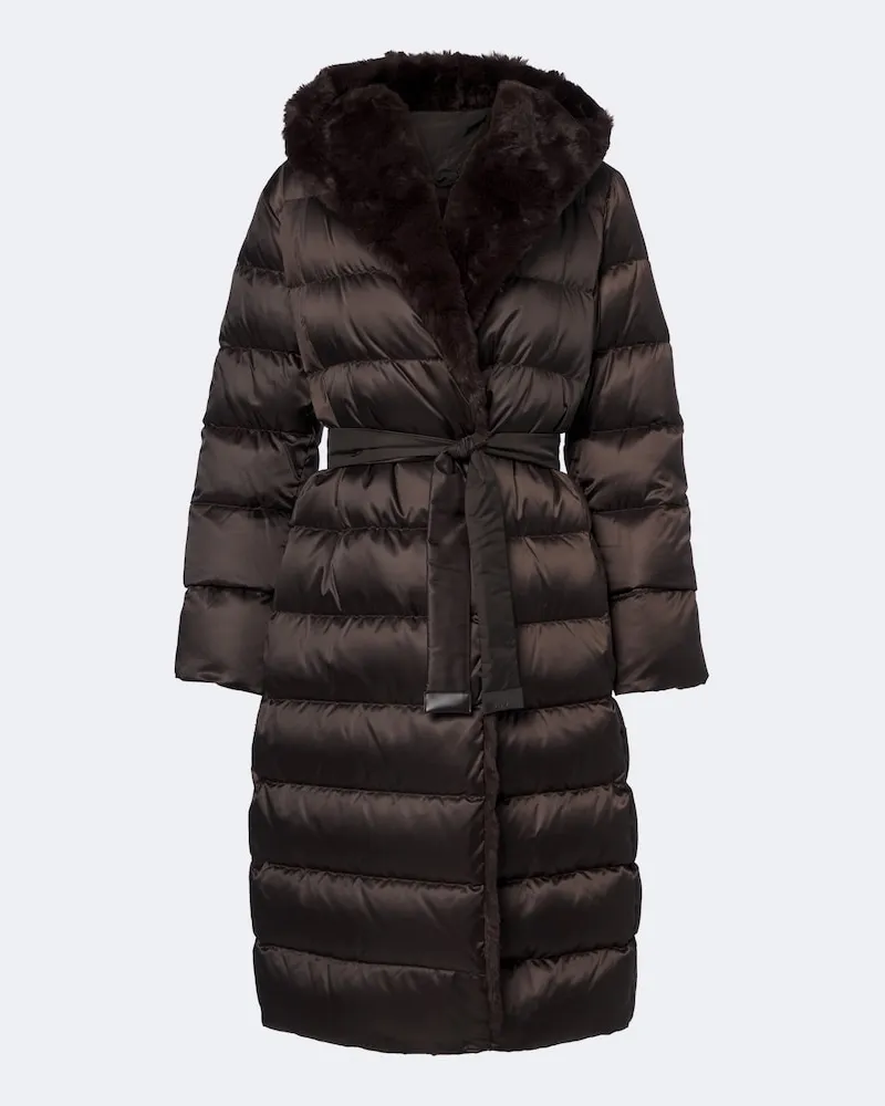 Max Mara Wattierter Mantel Braun