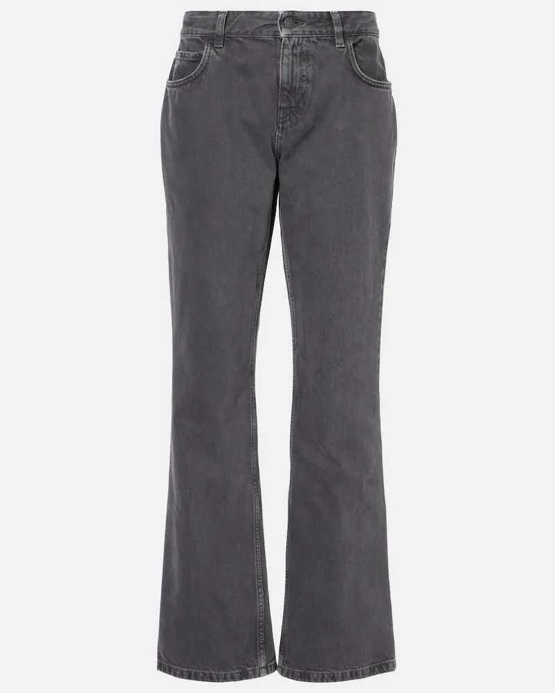 The Row Low-Rise Straight Jeans Lyndsey Schwarz