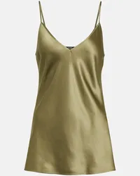 Joseph Top Clea aus Seidensatin Gruen