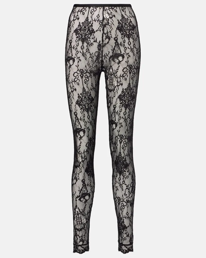 Givenchy Leggings aus Spitze Schwarz