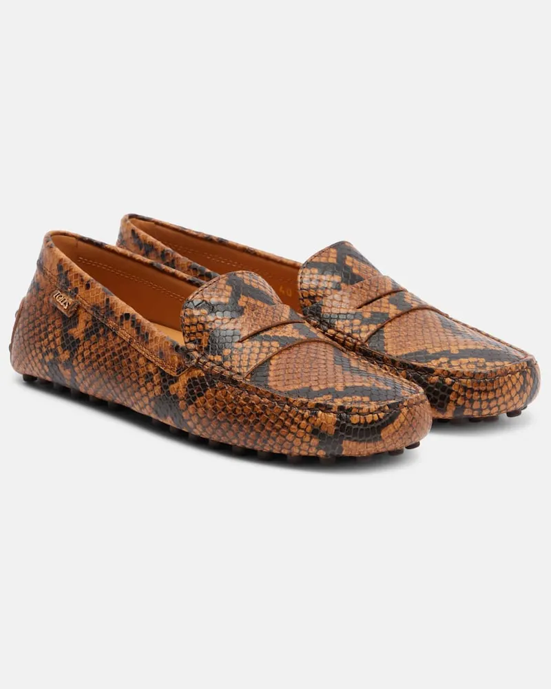TOD'S Mokassins Gommino aus Leder Braun