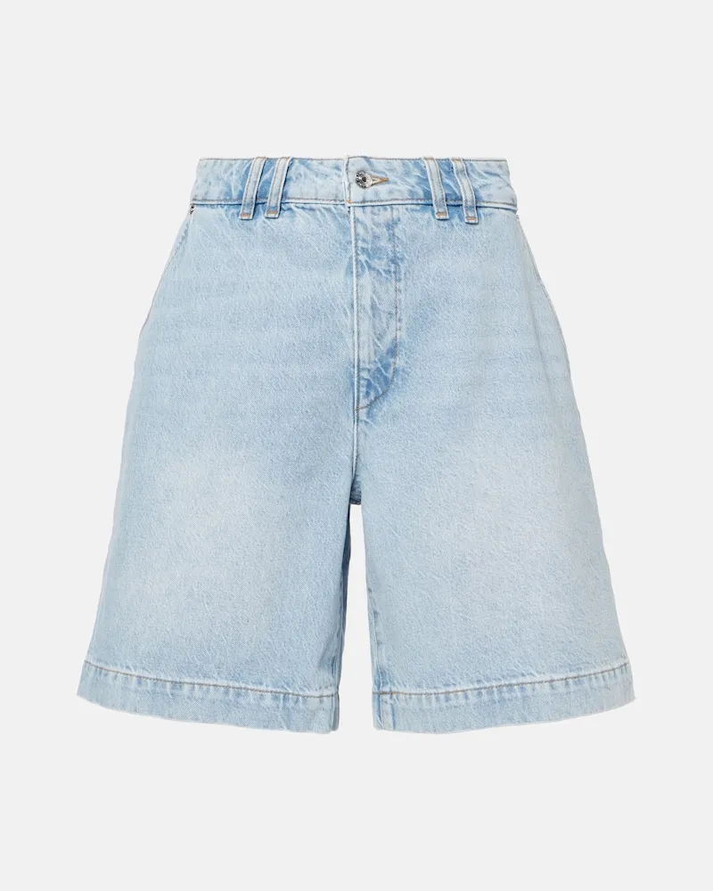 Frame Denim Bermuda-Shorts The Trouser Short Blau