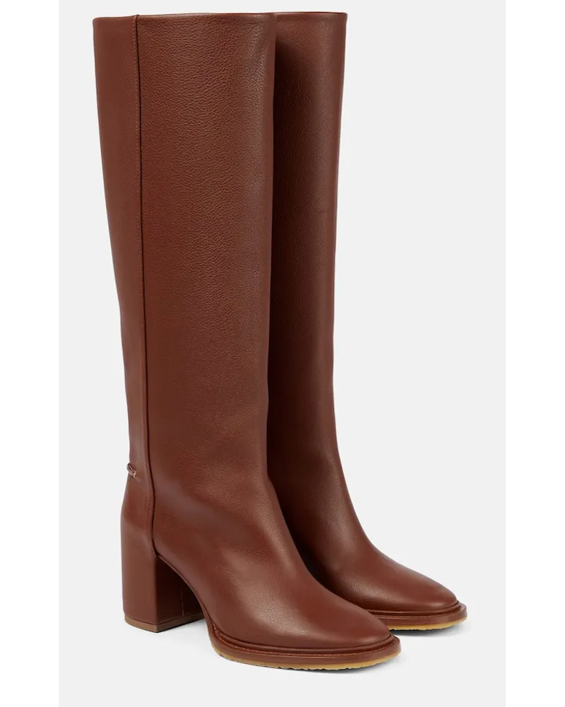 Chloé Chloé Stiefel Edith aus Leder Braun