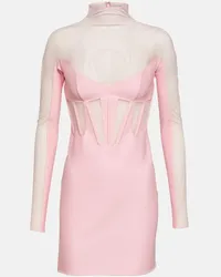 Thierry Mugler Minikleid Pink