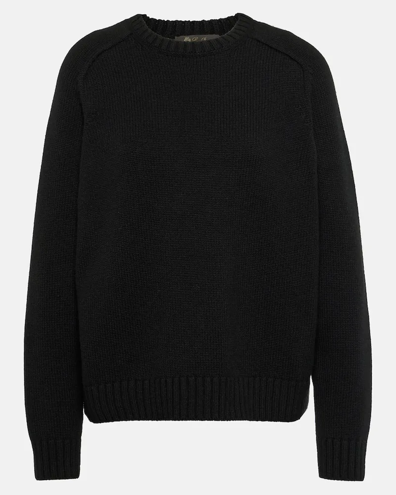 Loro Piana Pullover Parksville aus Kaschmir Schwarz