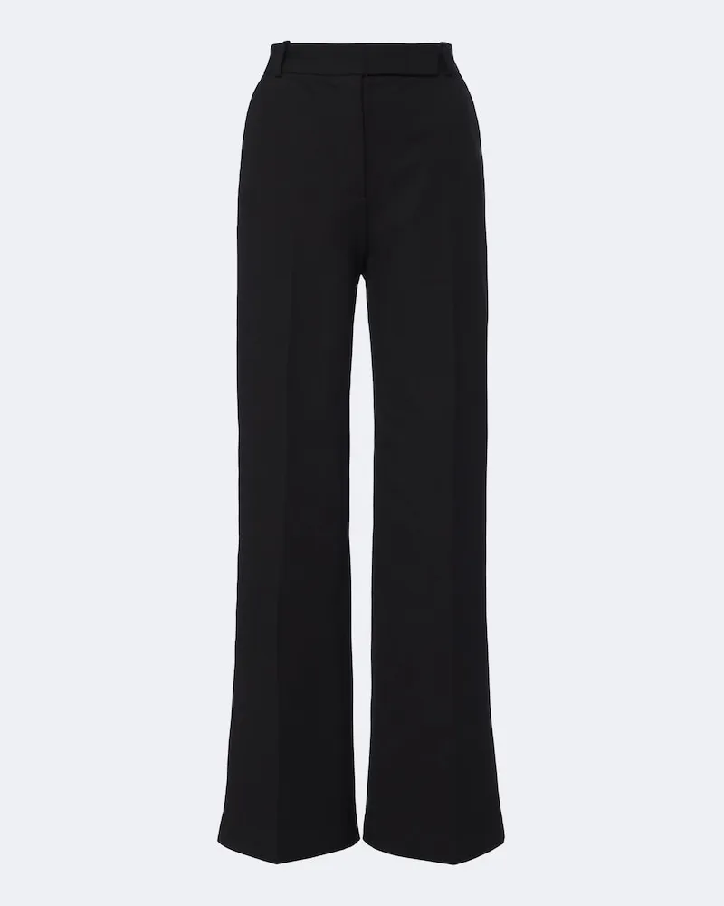 Joseph Weite Hose Yukio aus Gabardine Schwarz