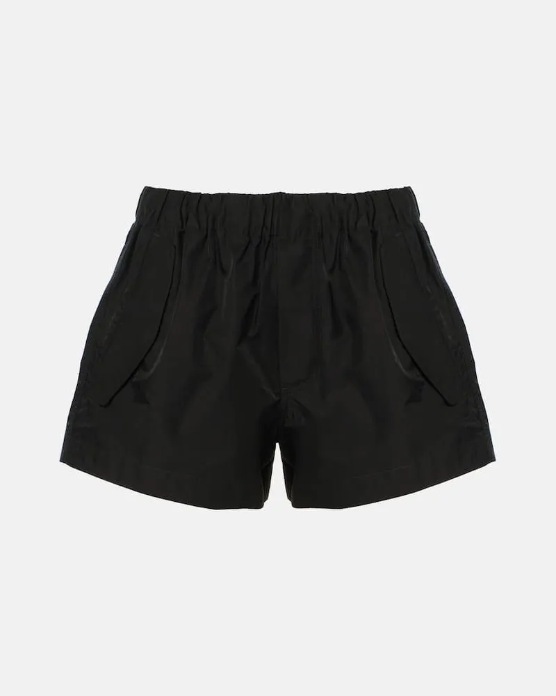 WARDROBE.NYC Shorts aus einem Baumwollgemisch Schwarz