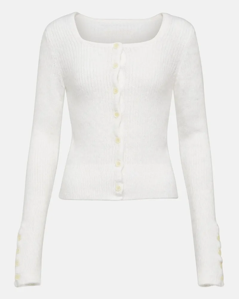 Jacquemus Cardigan La Maille Picci Weiß