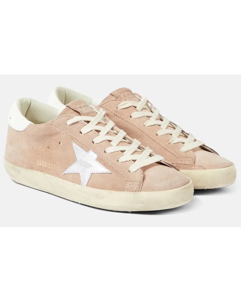 Golden Goose Sneakers Super-Star aus Veloursleder Pink