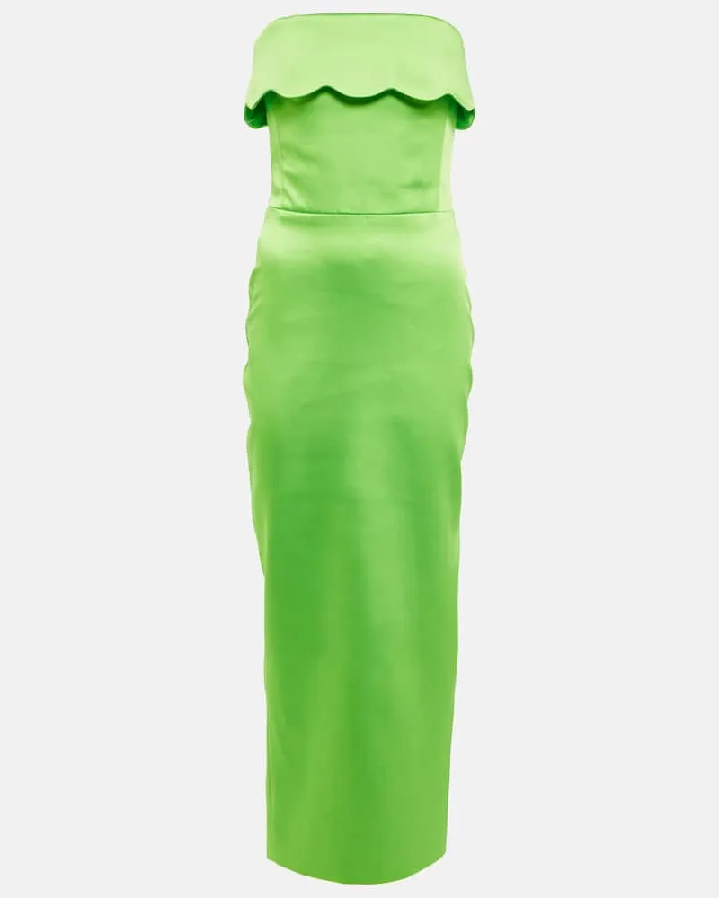 RASARIO Robe aus Satin Grün