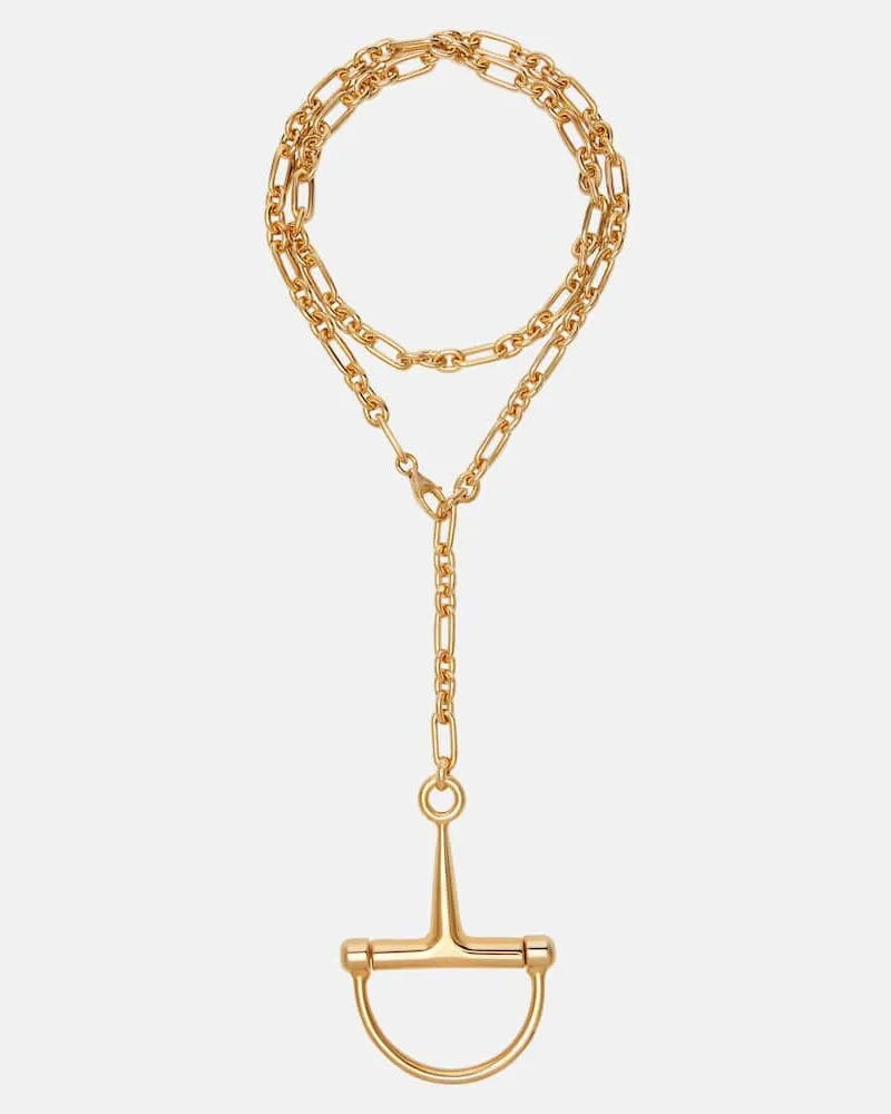 Gucci Halskette Half Horsebit Gold