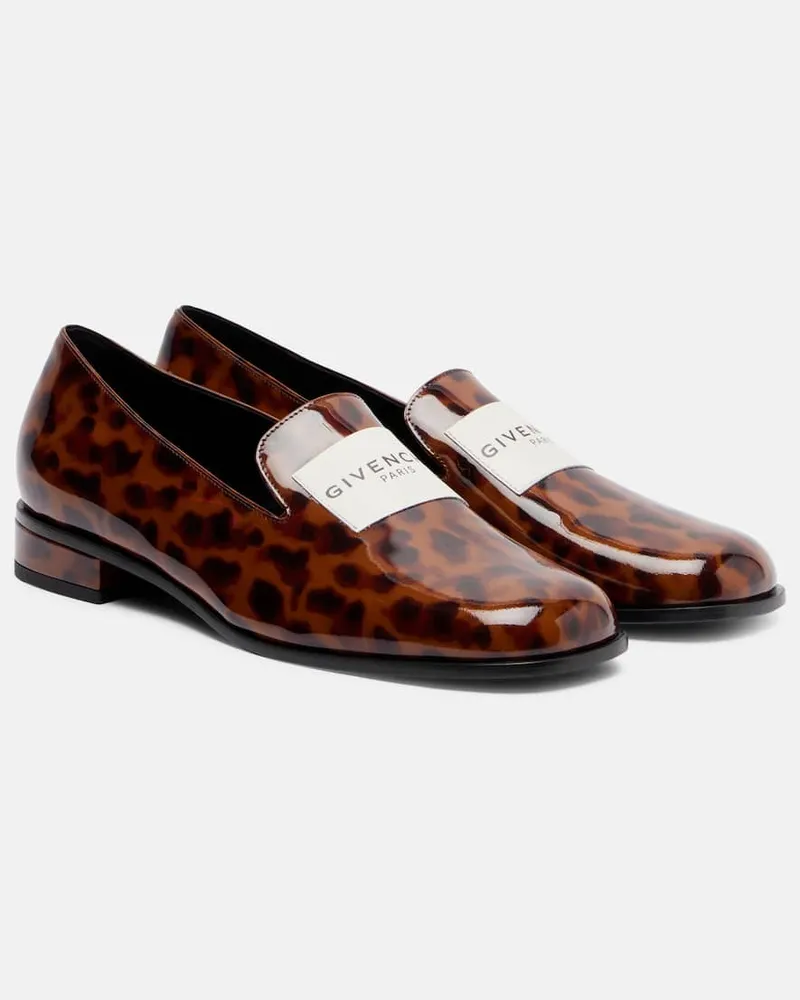 Givenchy Loafers aus Lackleder Multicolor