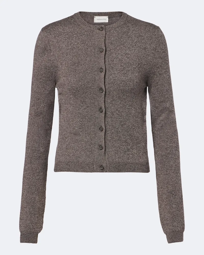 Magda Butrym Cardigan aus Wolle Grau