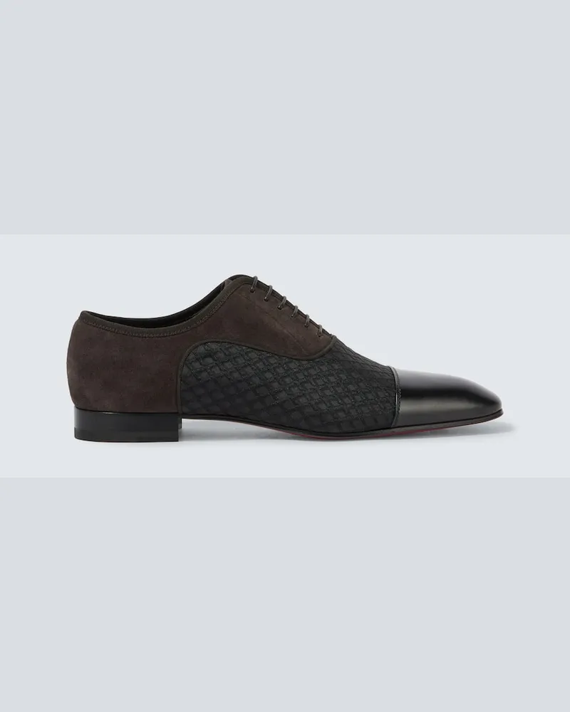 Christian Louboutin Schnürschuhe Greggo mit Leder Multicolor