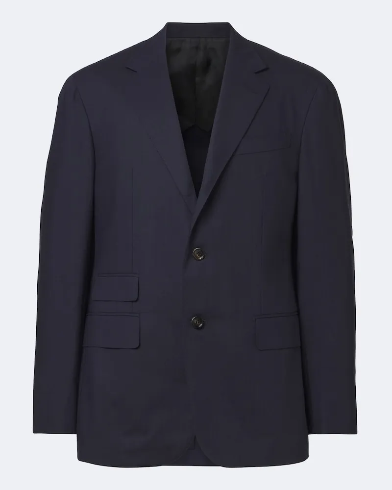 Dunhill Blazer aus Wolle Blau