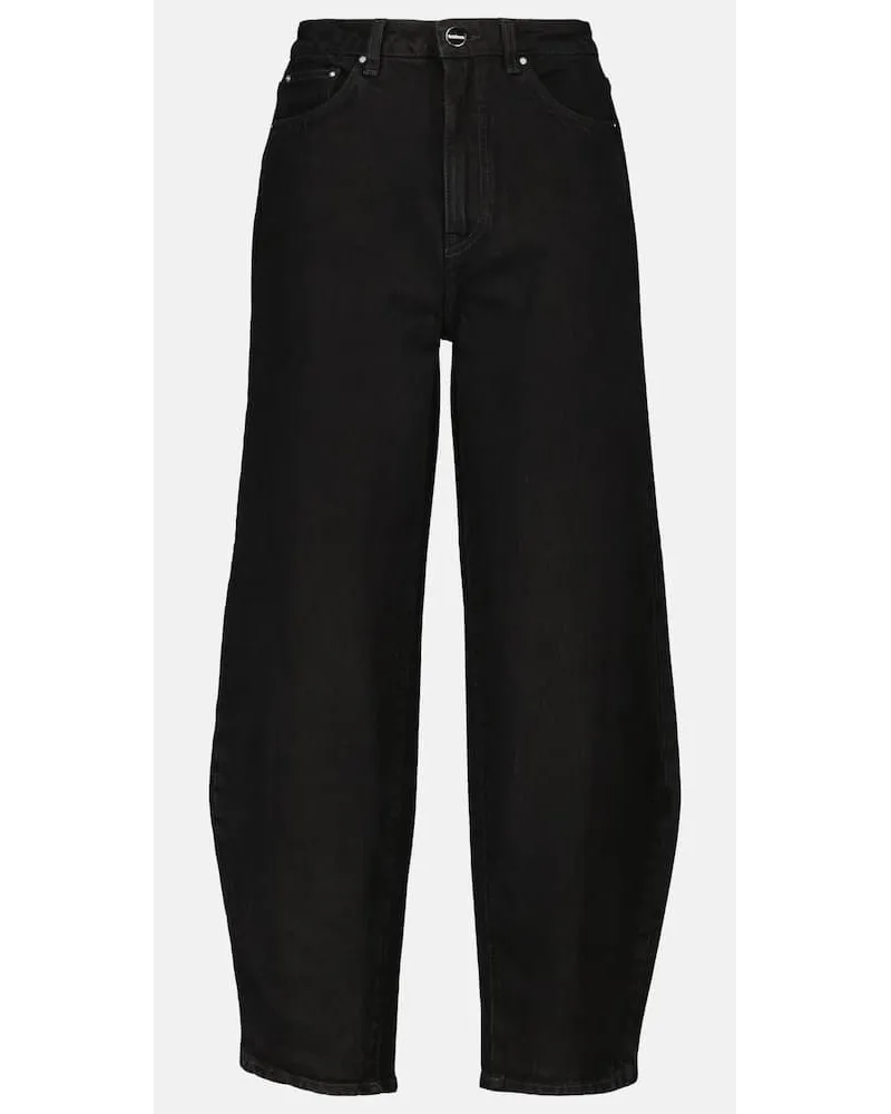 Totême High-Rise Jeans Schwarz