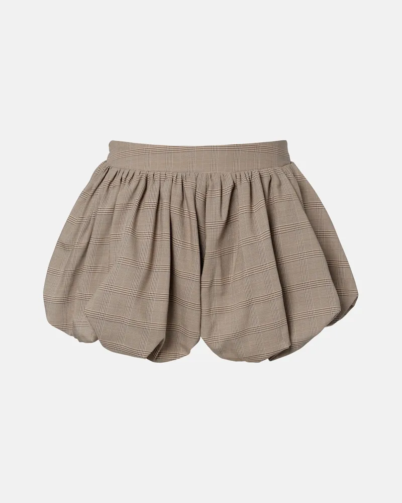 FRANKIE Shop Shorts Alina aus einem Wollgemisch Beige
