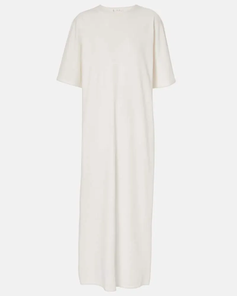 The Row Maxikleid Gitu aus Strick Weiß
