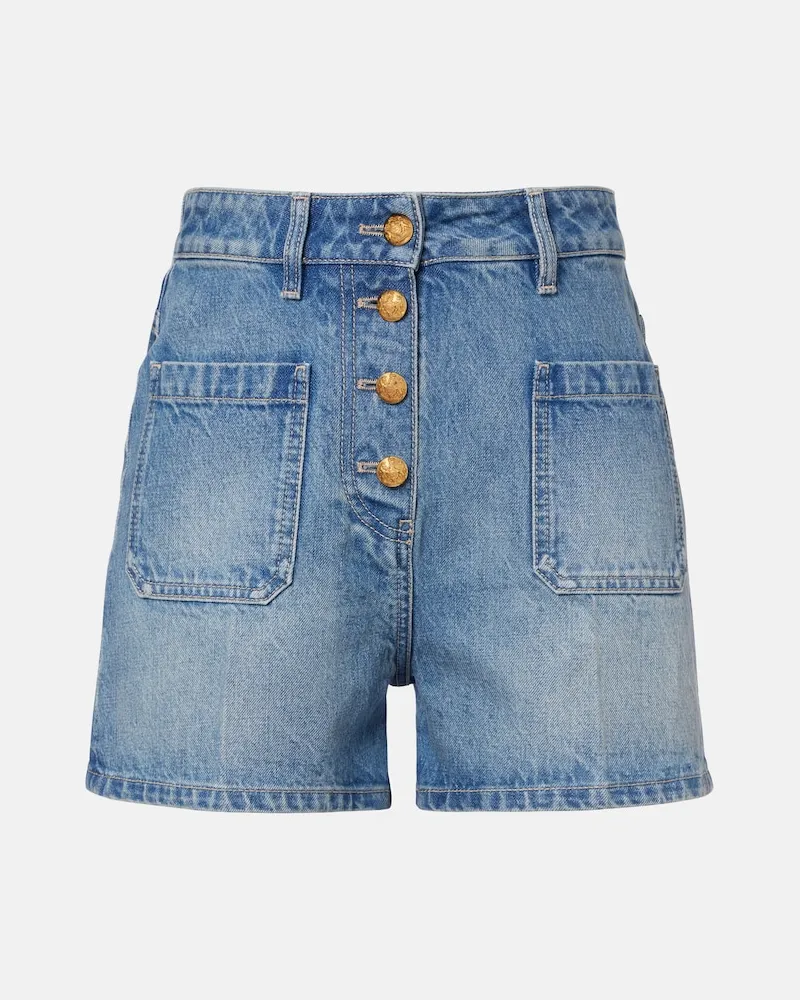 Valentino Garavani Jeansshorts Blau