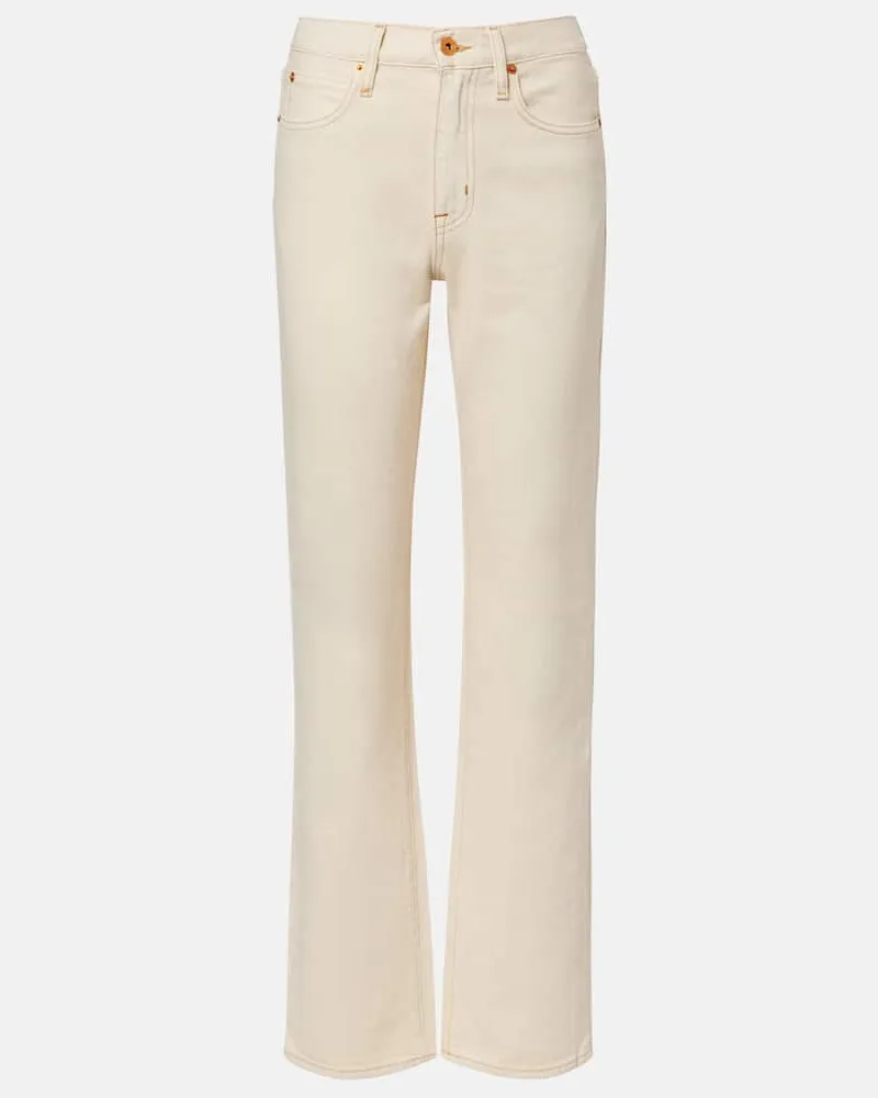 SLVRLAKE Straight Jeans Phoenix Weiß