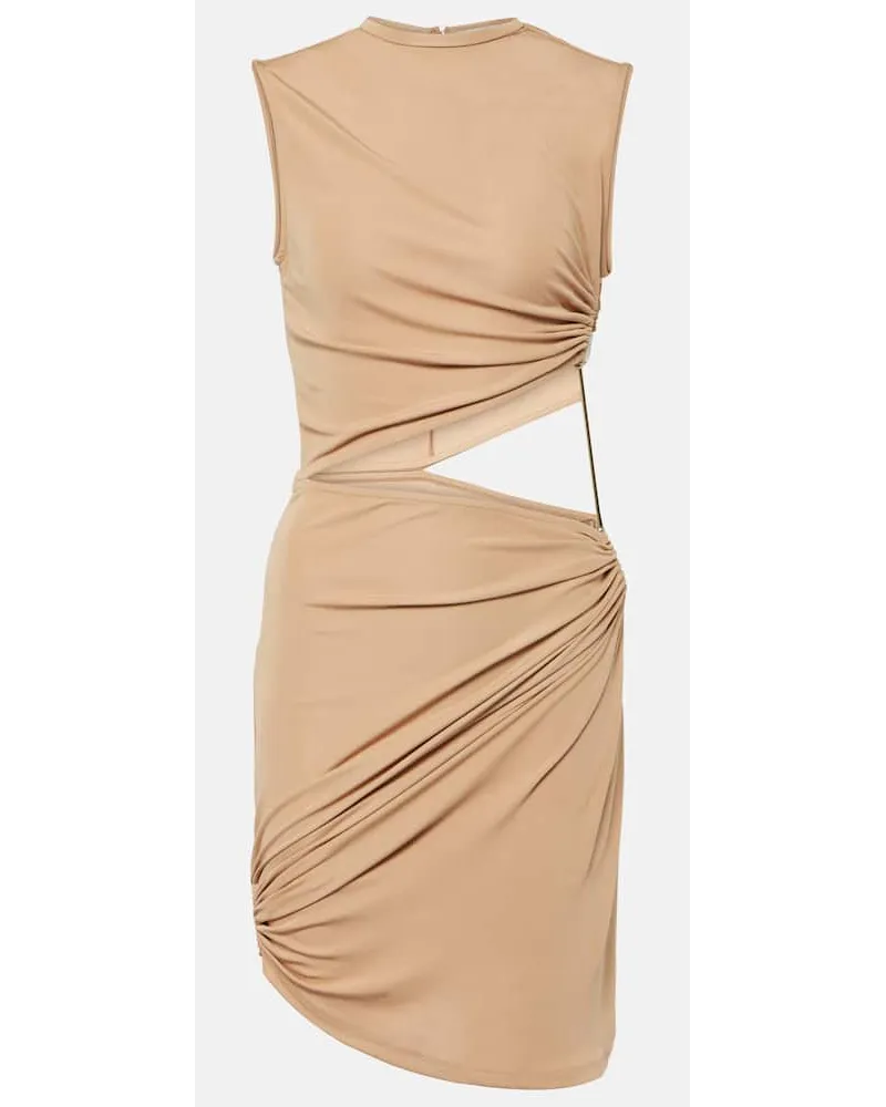 Christopher Esber Verziertes Minikleid Beige