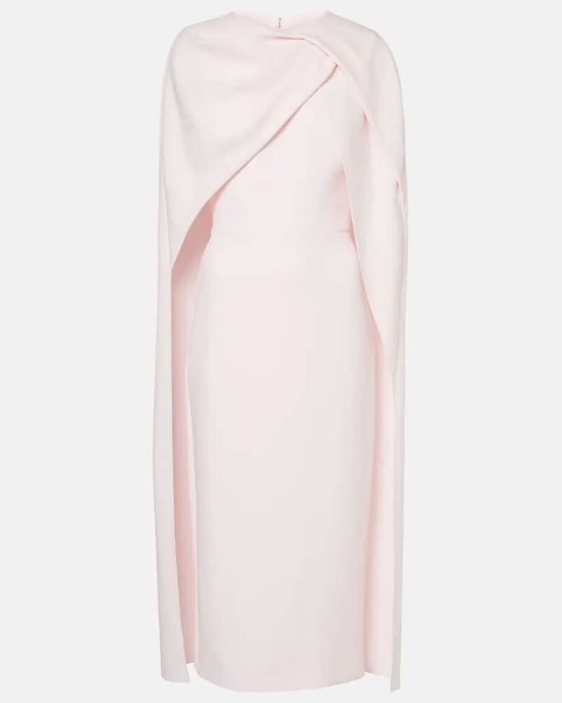 Safiyaa Midikleid Oria aus Crêpe Pink