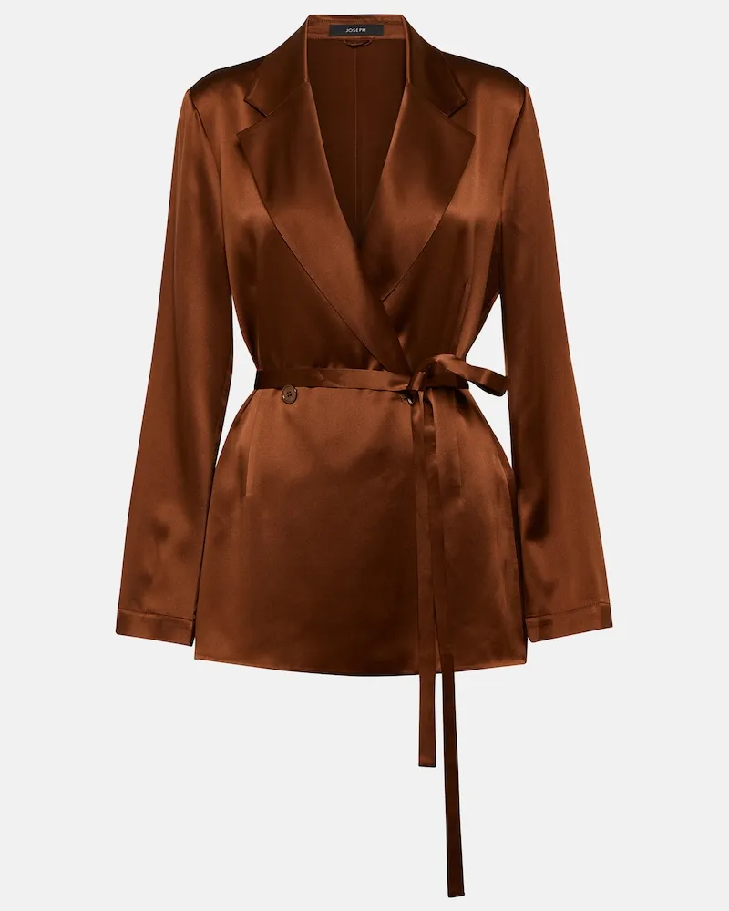 Joseph Blazer Joubert aus Satin Braun