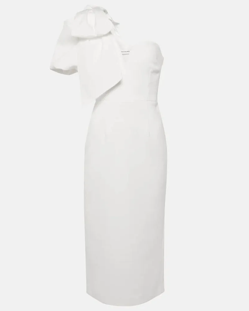Rebecca Vallance Bridal Midikleid Bon Ami Weiß