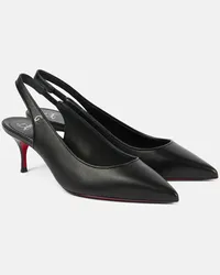 Christian Louboutin Slingback-Pumps Sporty Kate 55 aus Leder Schwarz