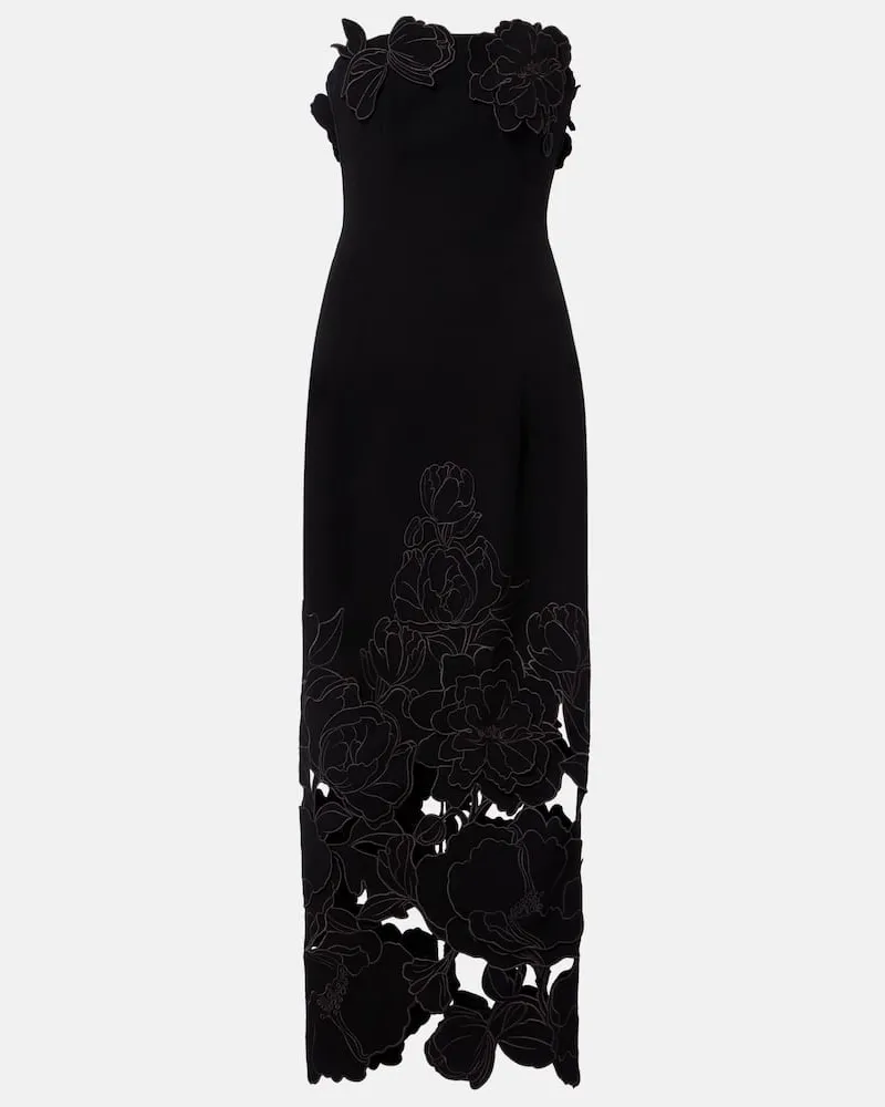 LEO LIN Midikleid Rayna Schwarz