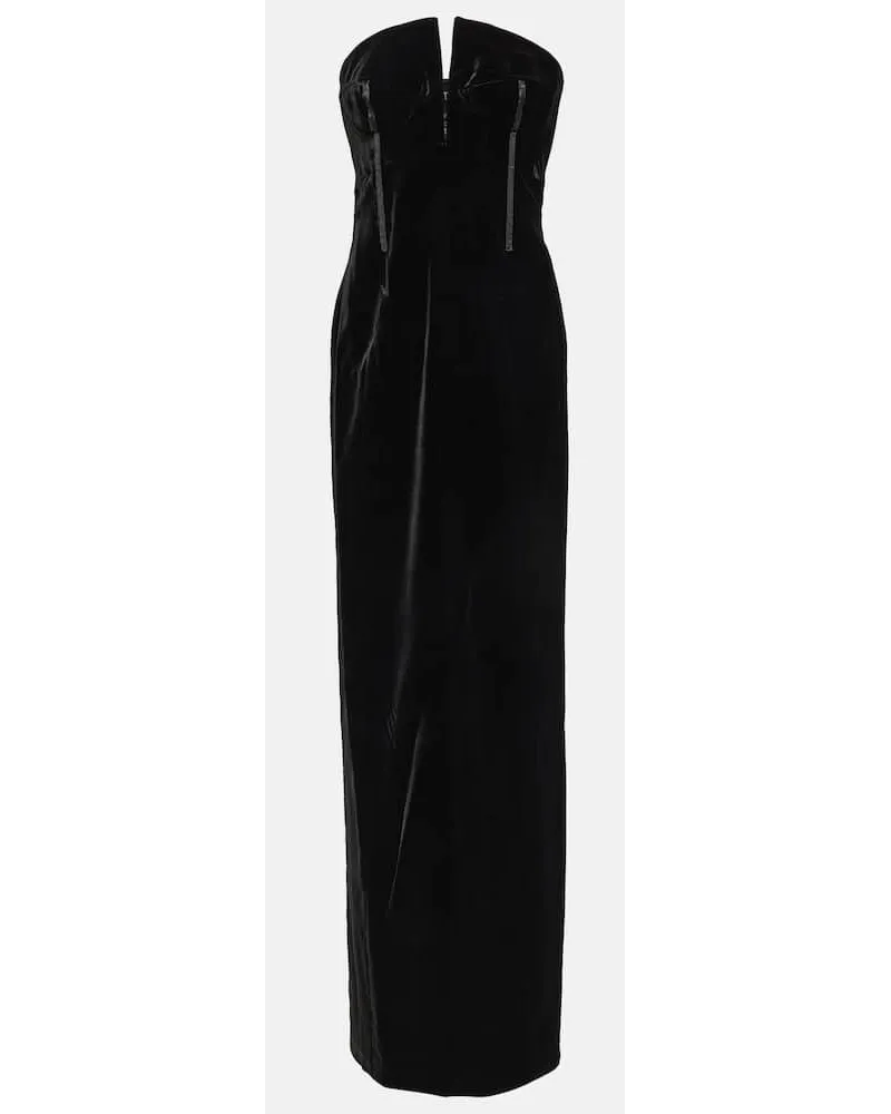 Tom Ford Robe aus Samt Schwarz