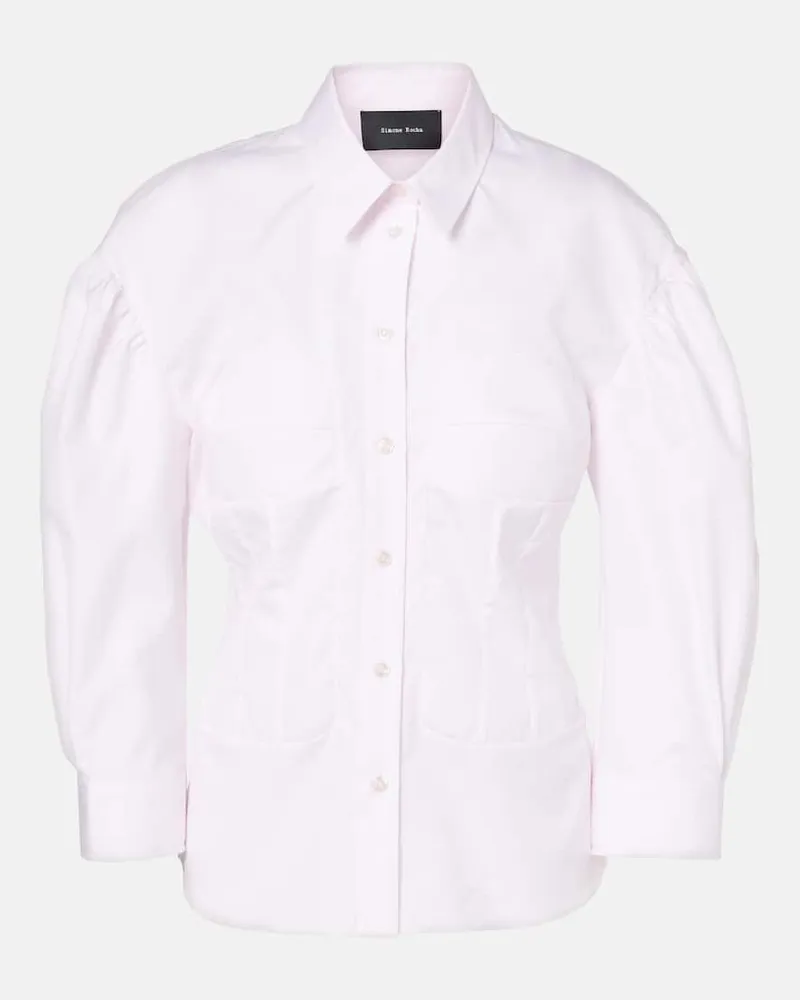 Simone Rocha Hemd aus Baumwolle Rosa