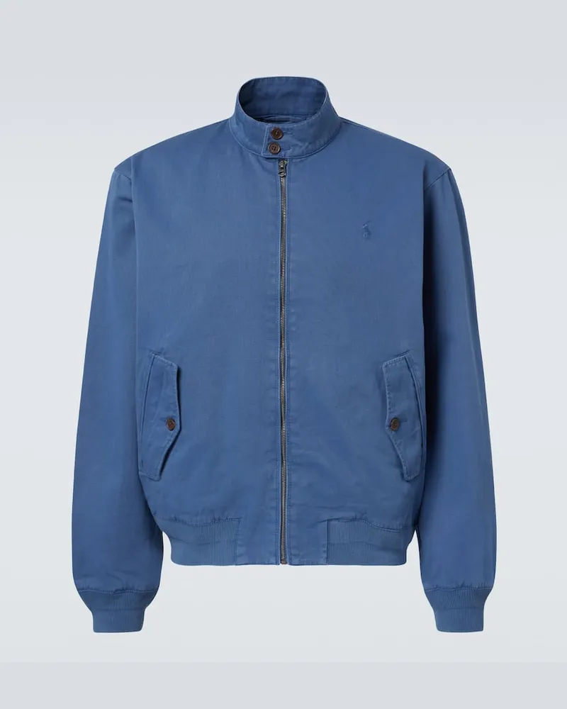 Ralph Lauren Blouson Bedford aus Baumwolle Blau