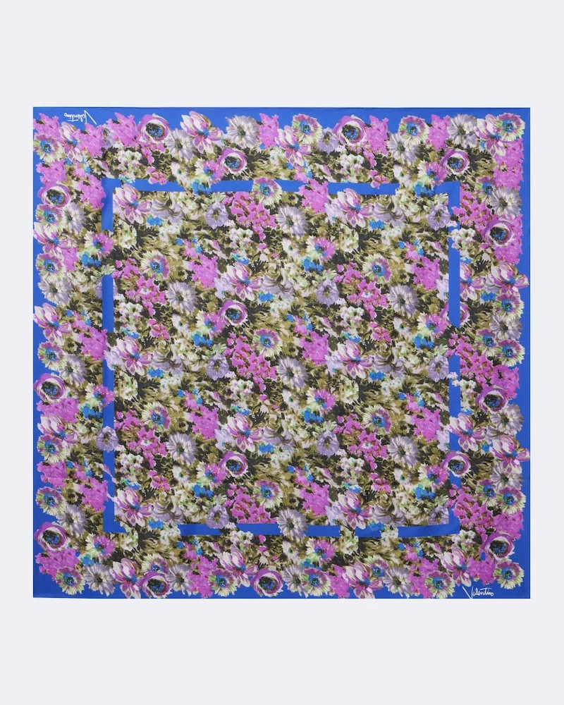 Valentino Garavani Schal aus Seide Multicolor
