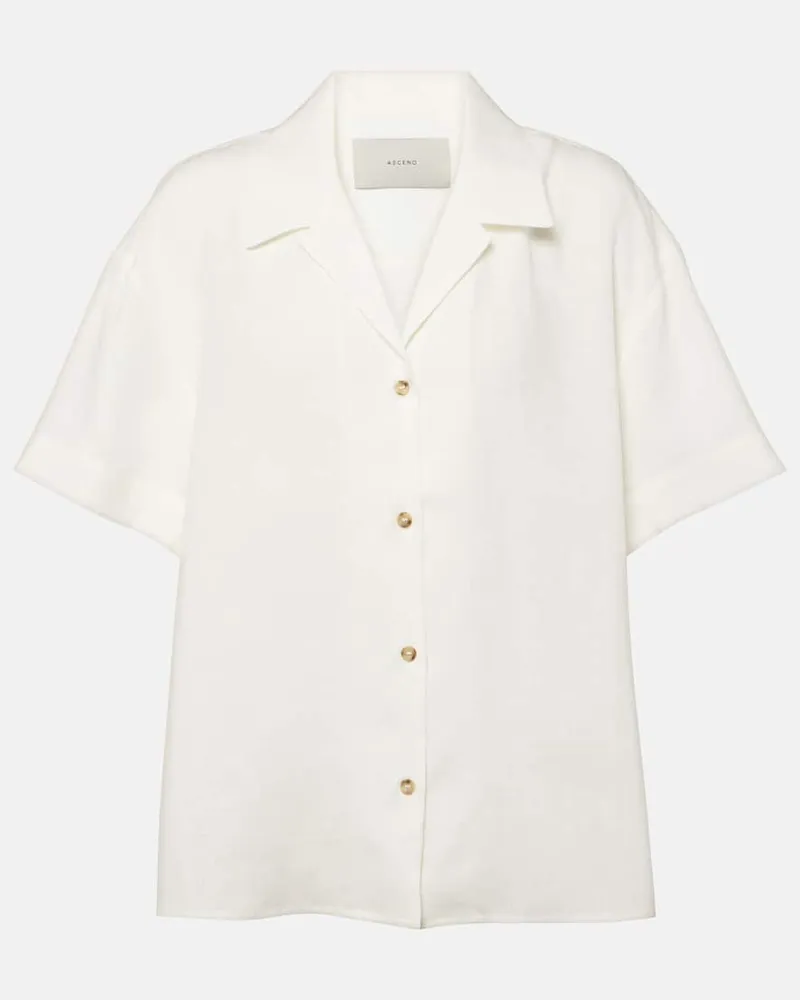 ASCENO Hemd Prague aus Leinen Neutral