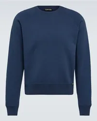 Tom Ford Sweatshirt aus Baumwolle Blau