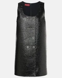 Gucci Minikleid aus einem Wollgemisch Schwarz