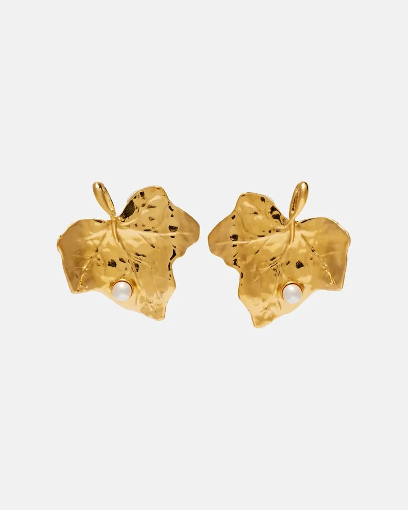 Oscar de la Renta Clip-Ohrringe Vines Gold