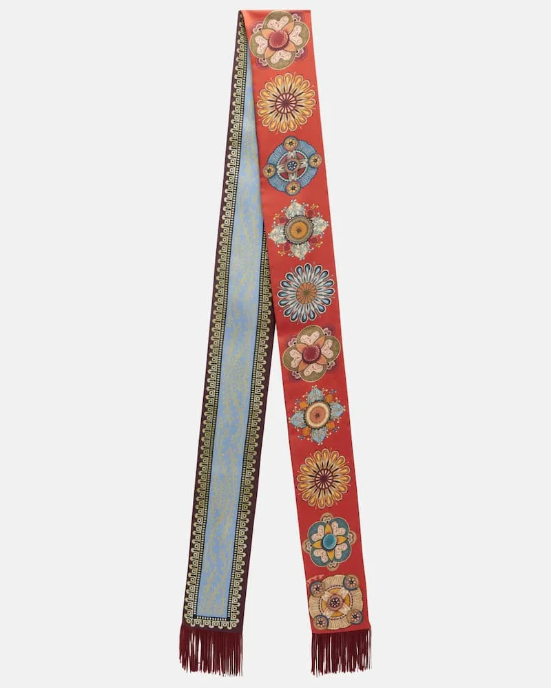 La DoubleJ Tuch aus Seide Multicolor
