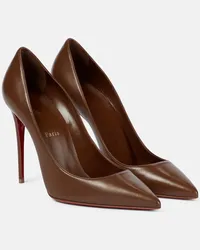 Christian Louboutin Pumps So Kate 100 aus Leder Braun