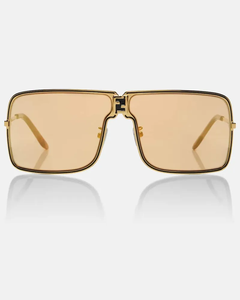 Fendi Aviator-Sonnenbrille Fendiness Gold