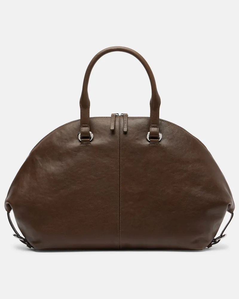 STAUD Tote Bag Hester aus Leder Braun