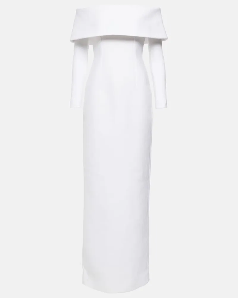 EMILIA WICKSTEAD Maxikleid Stephania aus CrÃªpe Weiã