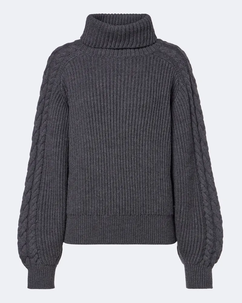 Joseph Rollkragenpullover Alodina aus Wolle Grau