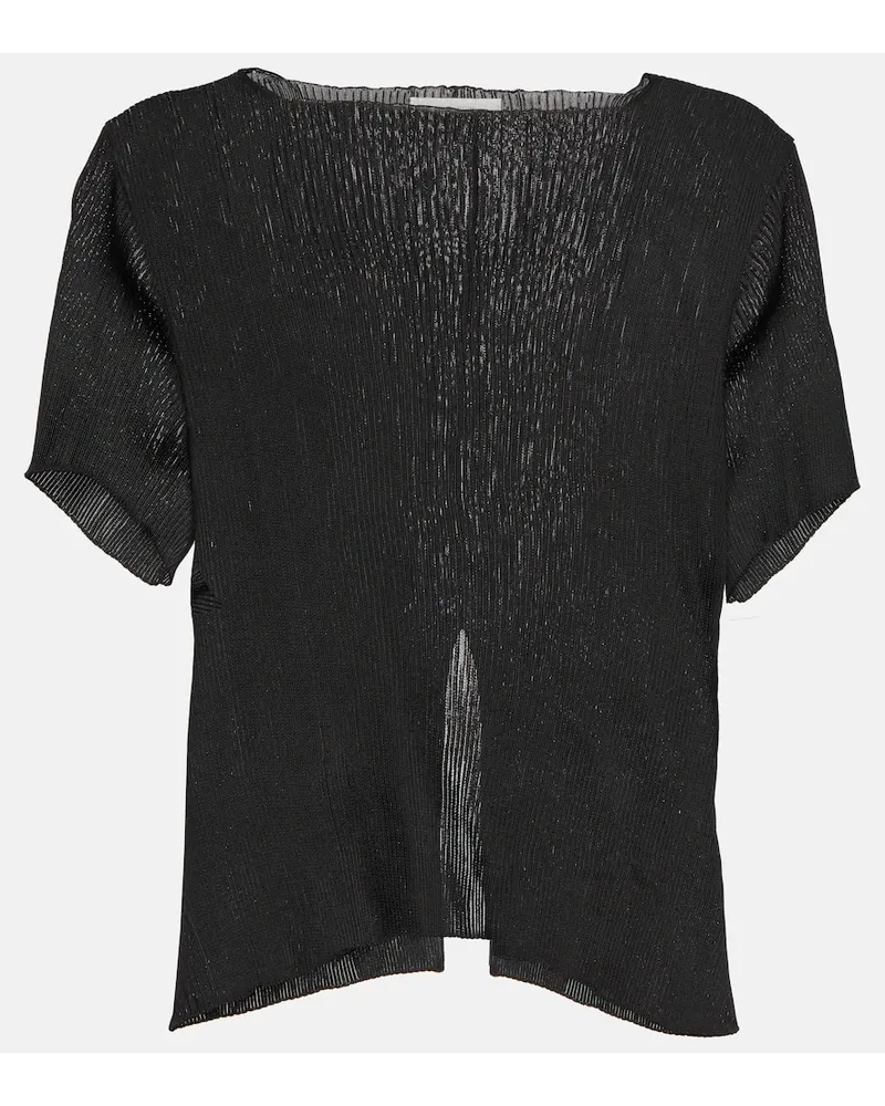 The Row Top Fuku Schwarz